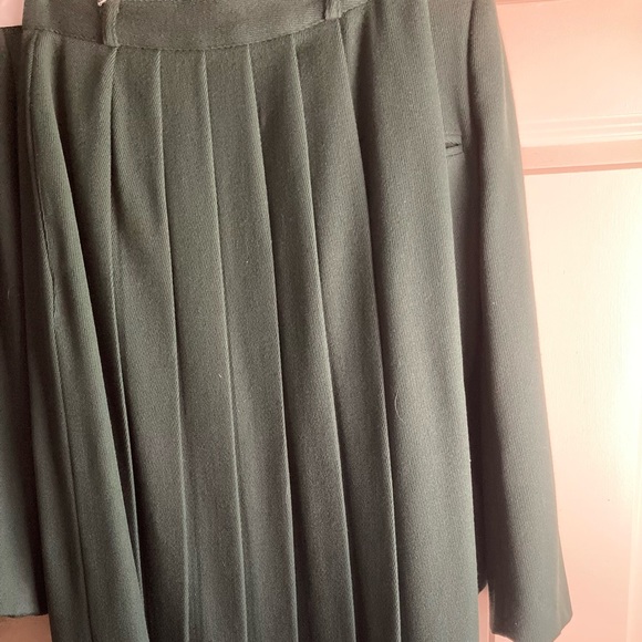 Sung Sport 3 piece Vintage 80s pantsuit with skirt all Tropical wool size 6 - Picture 4 of 4